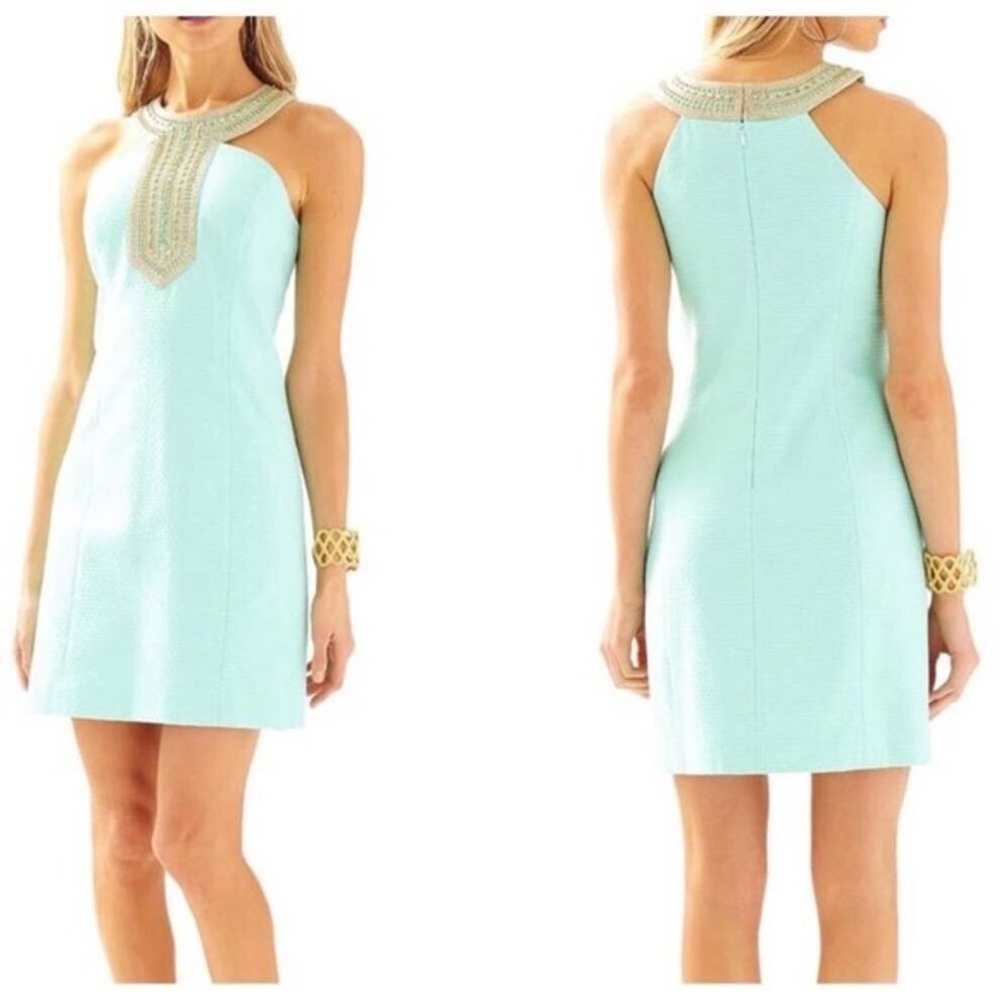 Lilly Pulitzer Adalina poolside blue Shift Dress